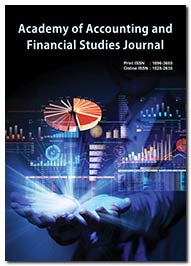 Academy Of Accounting And Financial Studies Journal